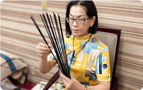 開運カウンセリングの様子