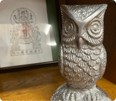 ふくろうの置物